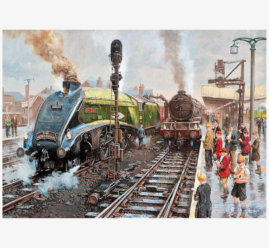 Gibsons Spotters at Doncaster Puzzle 1000pcs RETIRED