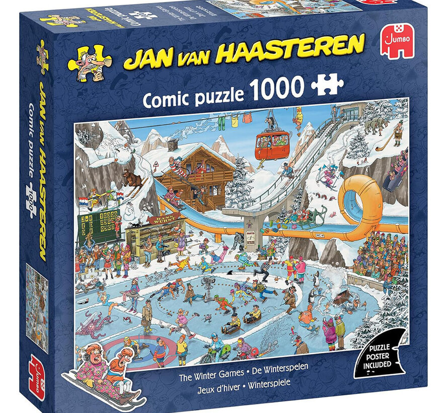 Jumbo Jan van Haasteren - The Winter Games Puzzle 1000pcs