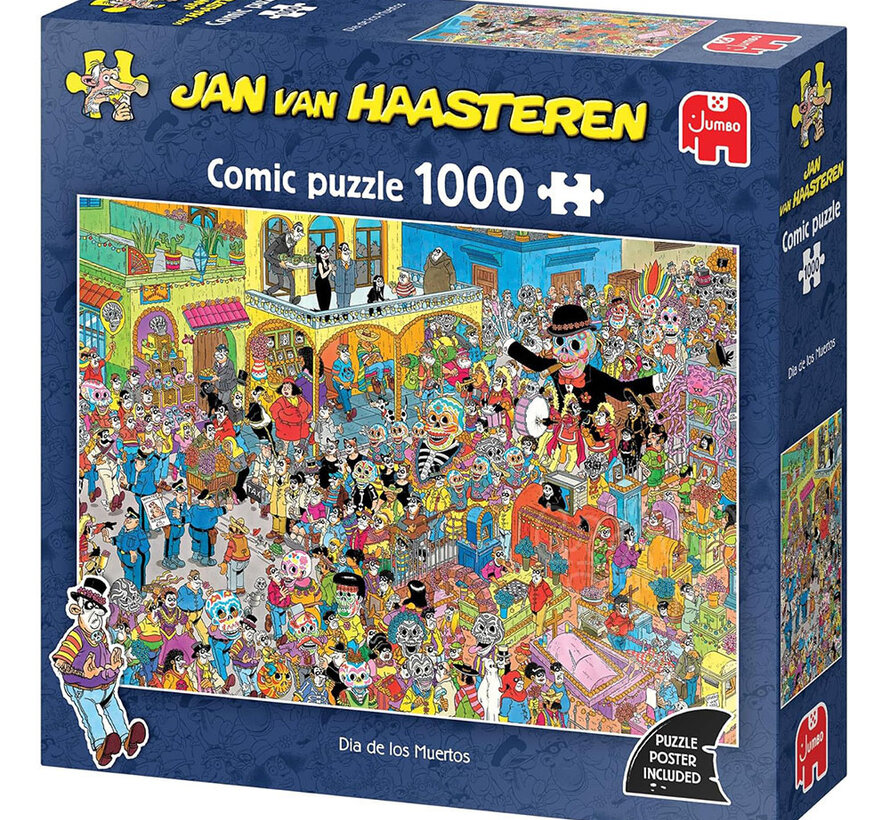Jumbo Jan van Haasteren - Dia de Los Muertos Puzzle 1000pcs