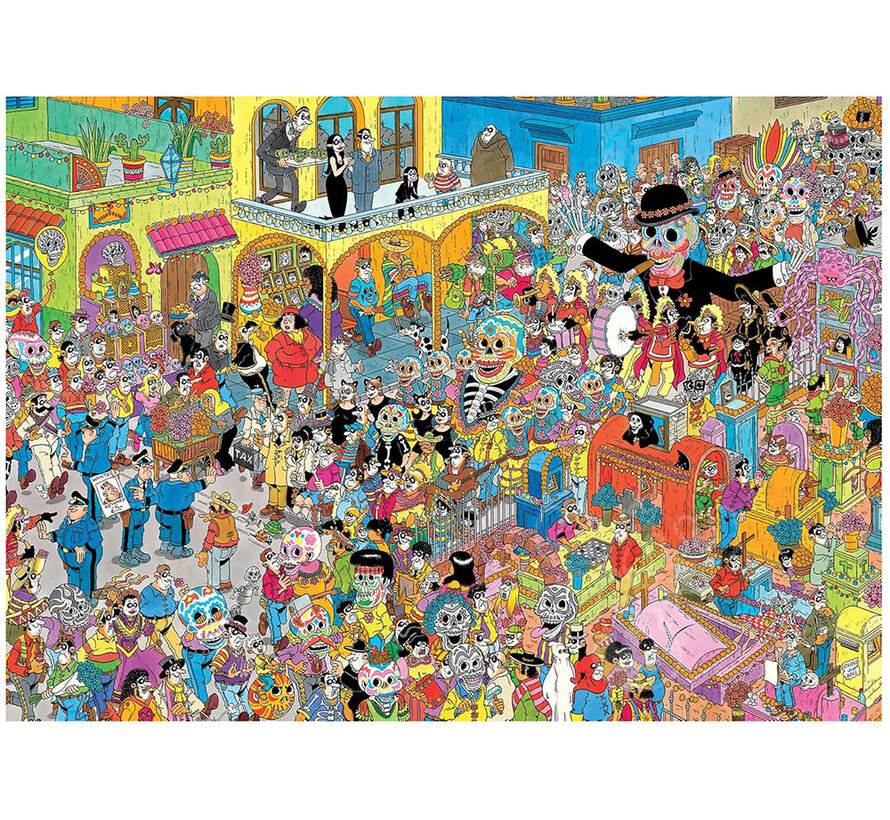 Jumbo Jan van Haasteren - Dia de Los Muertos Puzzle 1000pcs
