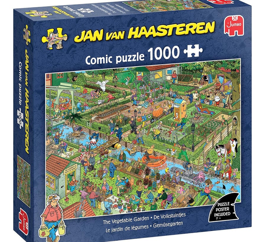 Jumbo Jan van Haasteren - The Vegetable Garden Puzzle 1000pcs
