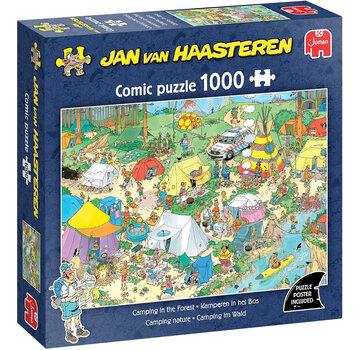 Jumbo Jumbo Jan van Haasteren - Camping in the Forest Puzzle 1000pcs