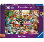 Ravensburger FINAL SALE  Ravensburger Dean MacAdam: The Cat Groomer Puzzle 1000pcs