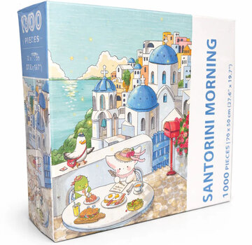 Arcadia Puzzles Arcadia Santorini Morning Puzzle 1000pcs