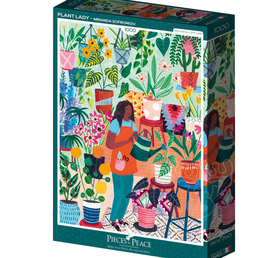 Pieces & Peace Plant Lady Puzzle 1000pcs