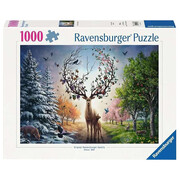 Ravensburger Ravensburger Deer at Day and Night Puzzle 1000pcs