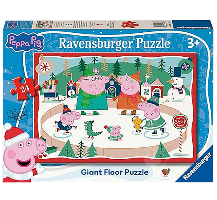 Ravensburger Peppa Pig Christmas Giant Floor Puzzle 24pcs