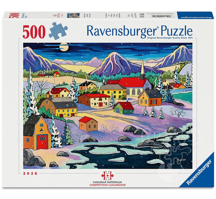 FINAL SALE Ravensburger Coastal Charms Puzzle 500pcs Canadian JPA Nationals 2026 Pairs Division Qualifier 1