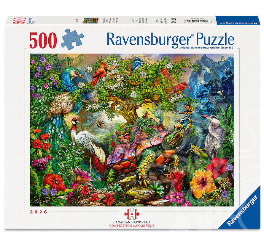 FINAL SALE Ravensburger Tortoise and the Tree Puzzle 500pcs Canadian JPA Nationals 2026 Individual Division Final