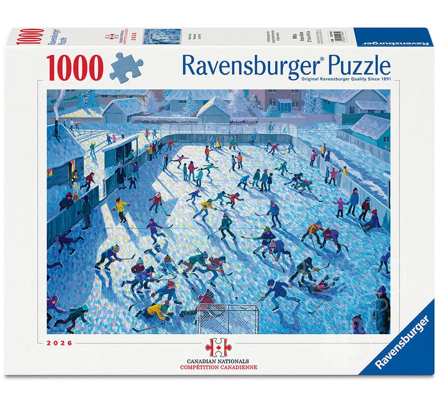 FINAL SALE Ravensburger Winter Arena Puzzle 1000pcs Canadian JPA Nationals 2026 Teams Division Qualifier 1