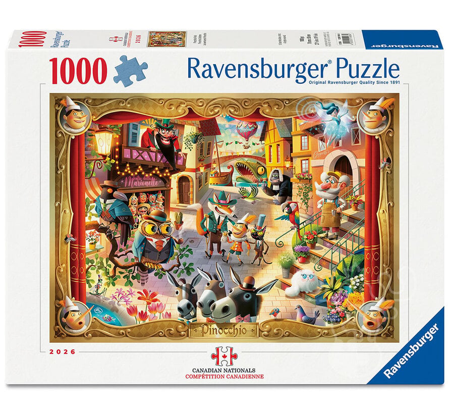 Ravensburger Pinocchio‘s Perils Puzzle 1000pcs Canadian JPA Nationals 2026 Teams Division Final