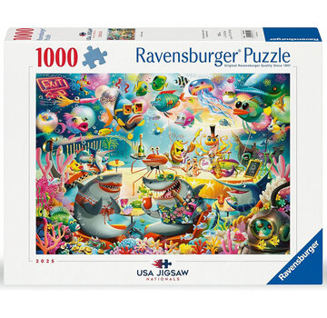 Ravensburger Ravensburger Dean MacAdam: Ocean Lounge Puzzle 1000pcs USA Jigsaw Nationals 2025 SIGNED BY ARTIST