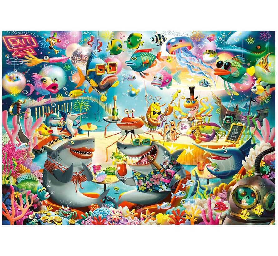 Ravensburger Dean MacAdam: Ocean Lounge Puzzle 1000pcs USA Jigsaw Nationals 2025 SIGNED BY ARTIST
