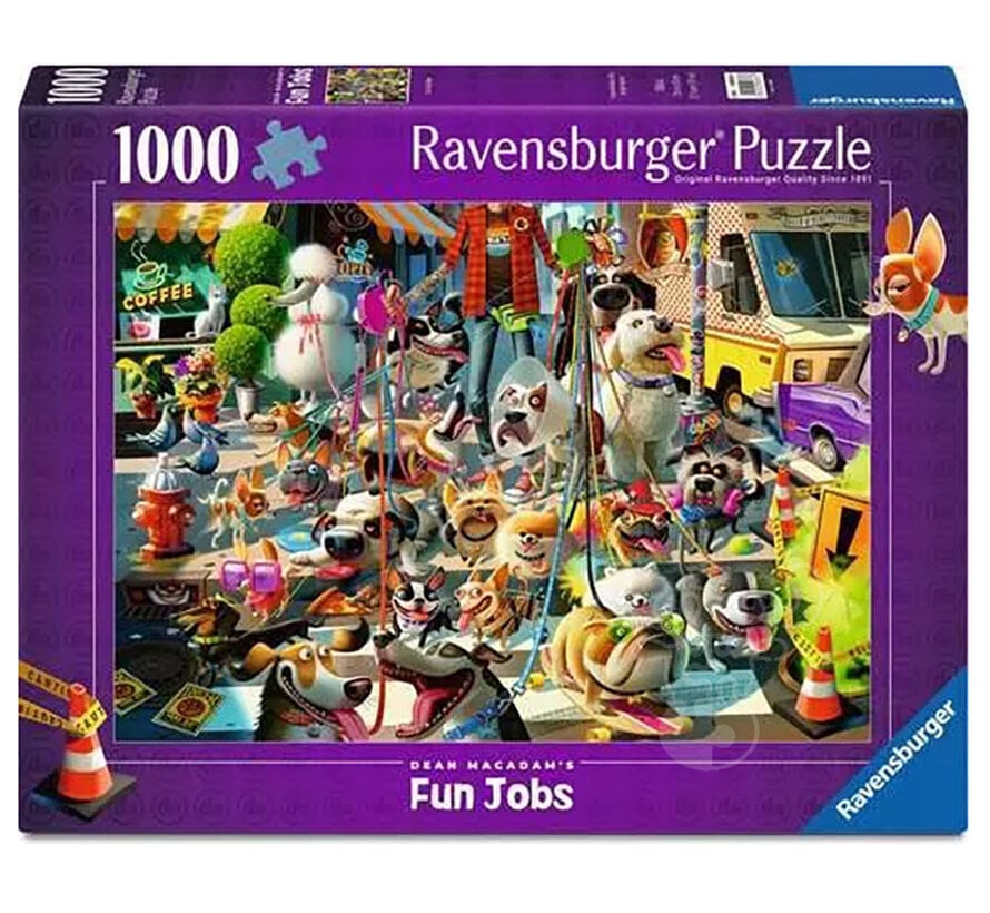 Ravensburger Dean MacAdam: The Dog Walker Puzzle 1000pcs SIGNED BY ARTIST