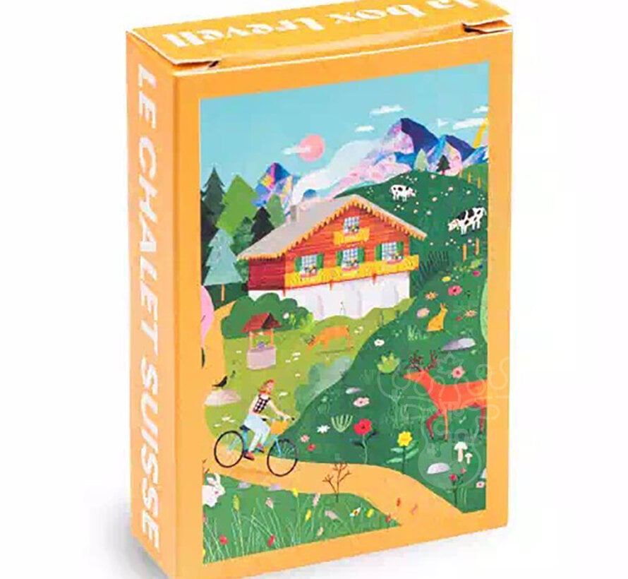 Trevell Le chalet Suisse Mini Puzzle 99pcs