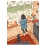 Trevell Puzzle Trevell Waiting for Lunch Mini Puzzle 99pcs