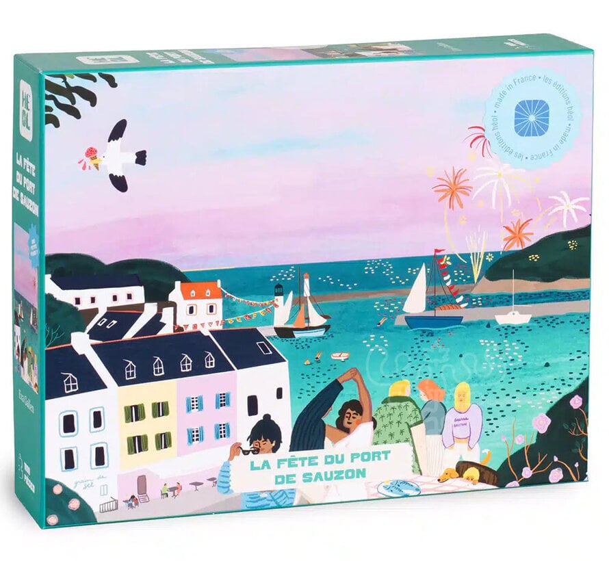 Les éditions Heol La fête du port de Sauzon Puzzle 1000pcs