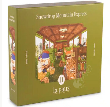 La Pauz La Pauz Snowdrop Mountain Express Puzzle 1000pcs