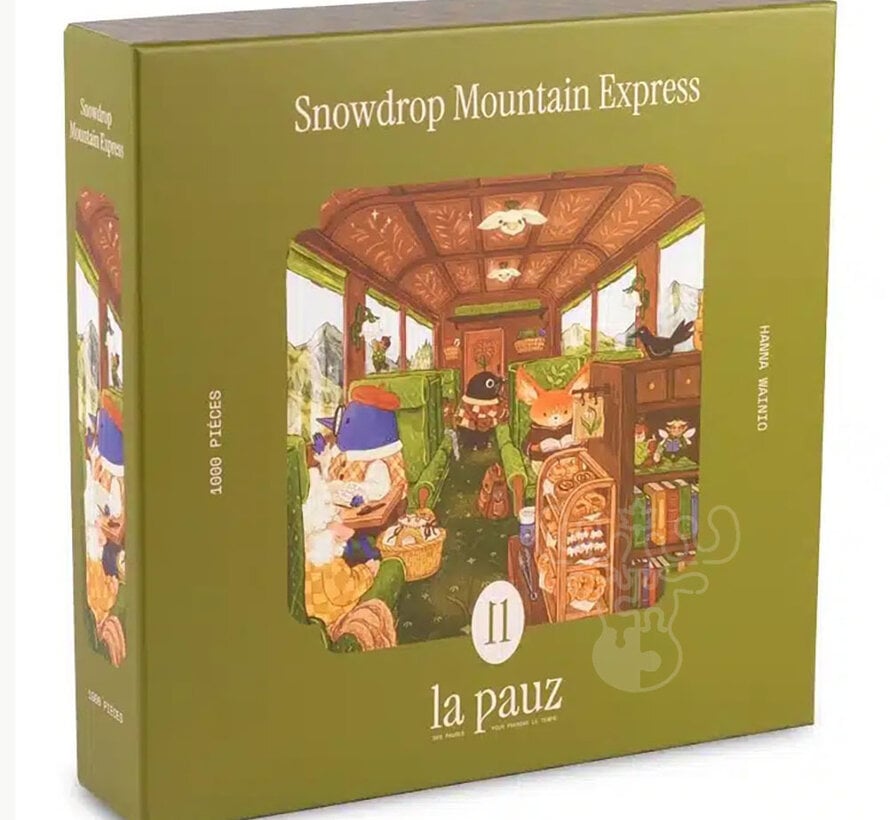 La Pauz Snowdrop Mountain Express Puzzle 1000pcs