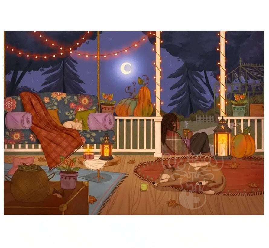 Trevell Autumn Night Puzzle 1000pcs