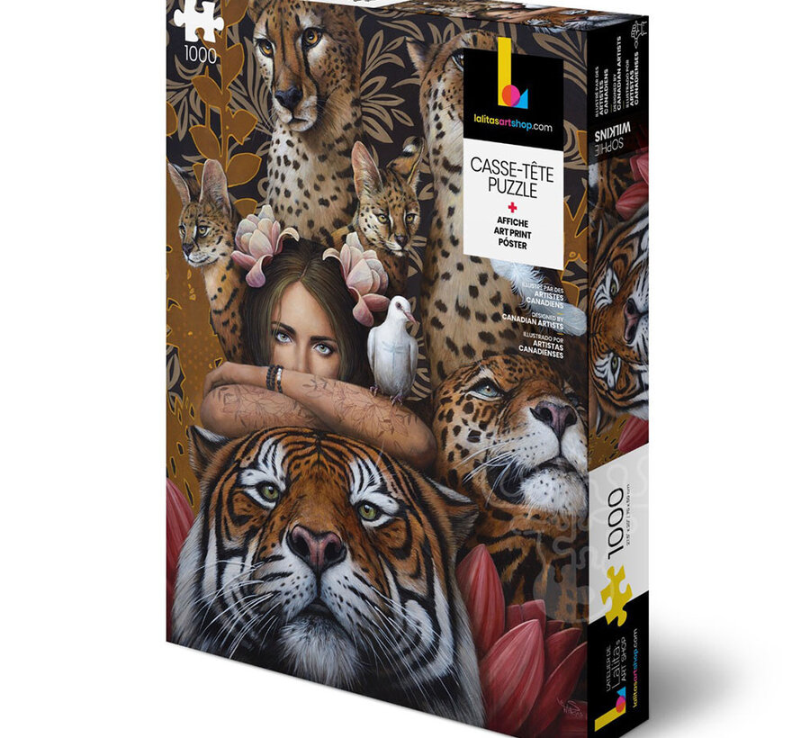 FINAL SALE Lalita Félins Puzzle 1000pcs