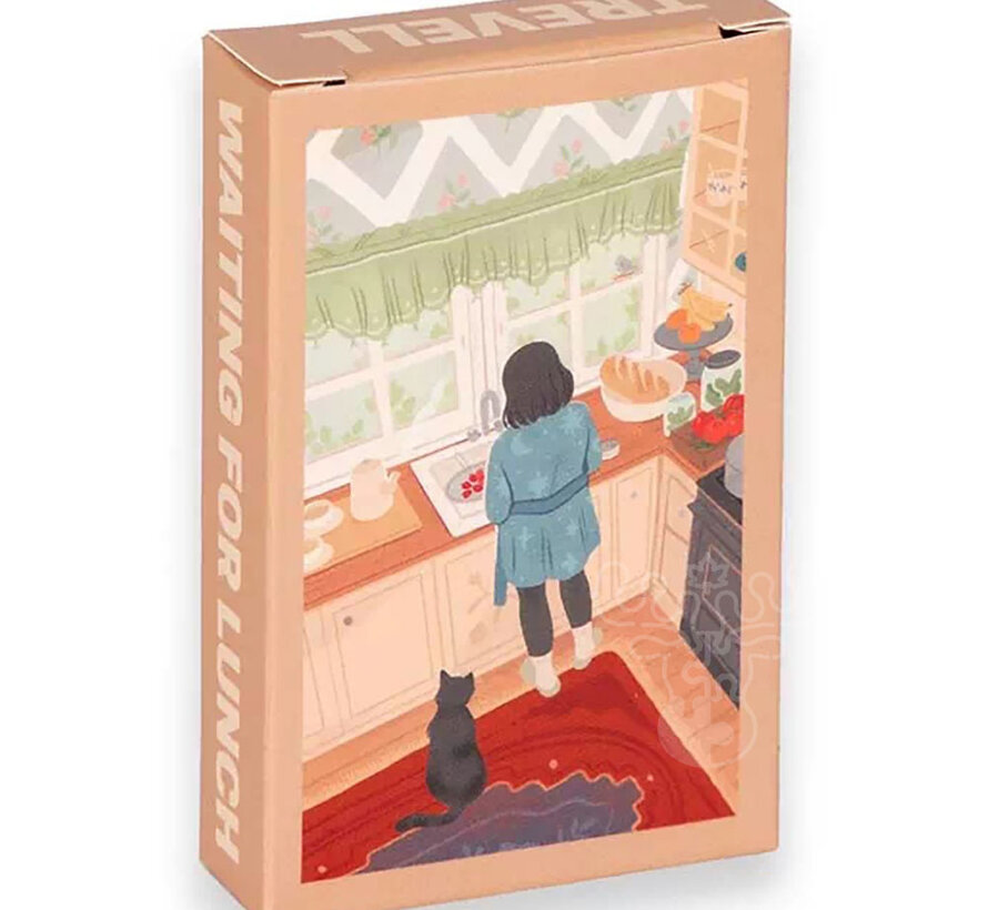 Trevell Waiting for Lunch Mini Puzzle 99pcs