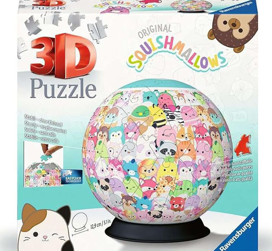 Ravensburger 3D Ball: Squishmallows Puzzle 72pcs