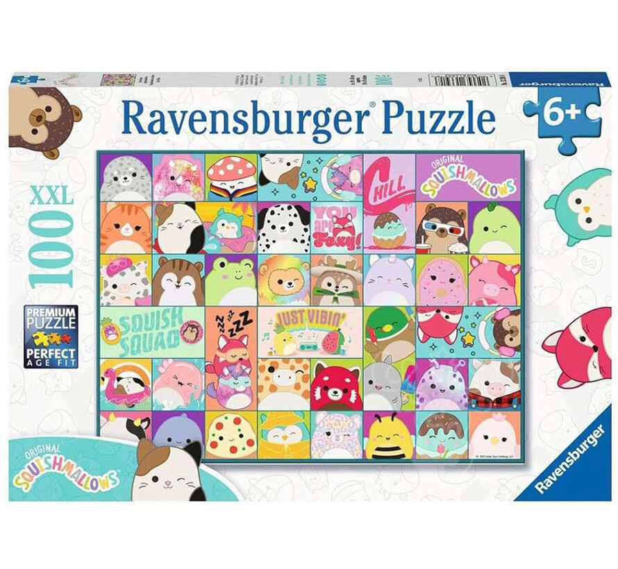 Ravensburger Squishmallows: Just Vibin' Puzzle 100pcs XXL