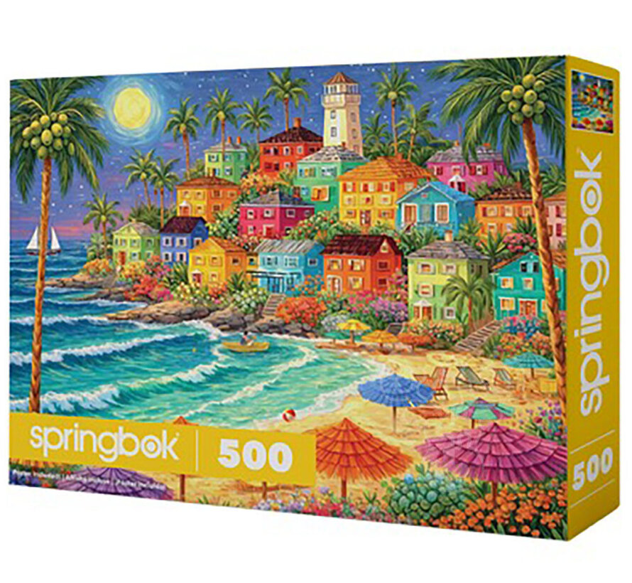 Springbok Colorful Coast Puzzle 500pcs