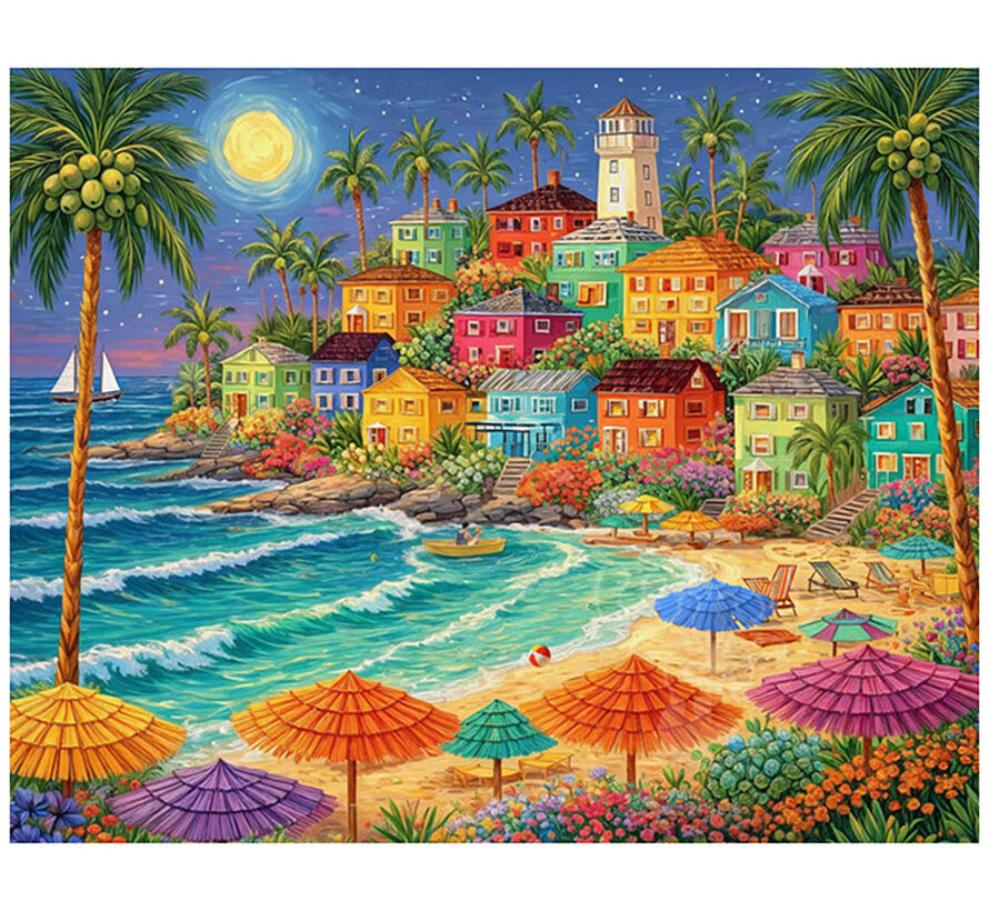 Springbok Colorful Coast Puzzle 500pcs