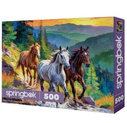 Springbok Springbok Wild Horses at Sunset Puzzle 500pcs