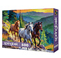 Springbok Wild Horses at Sunset Puzzle 500pcs