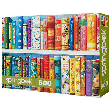 Springbok Springbok Books In Bloom Puzzle 500pcs