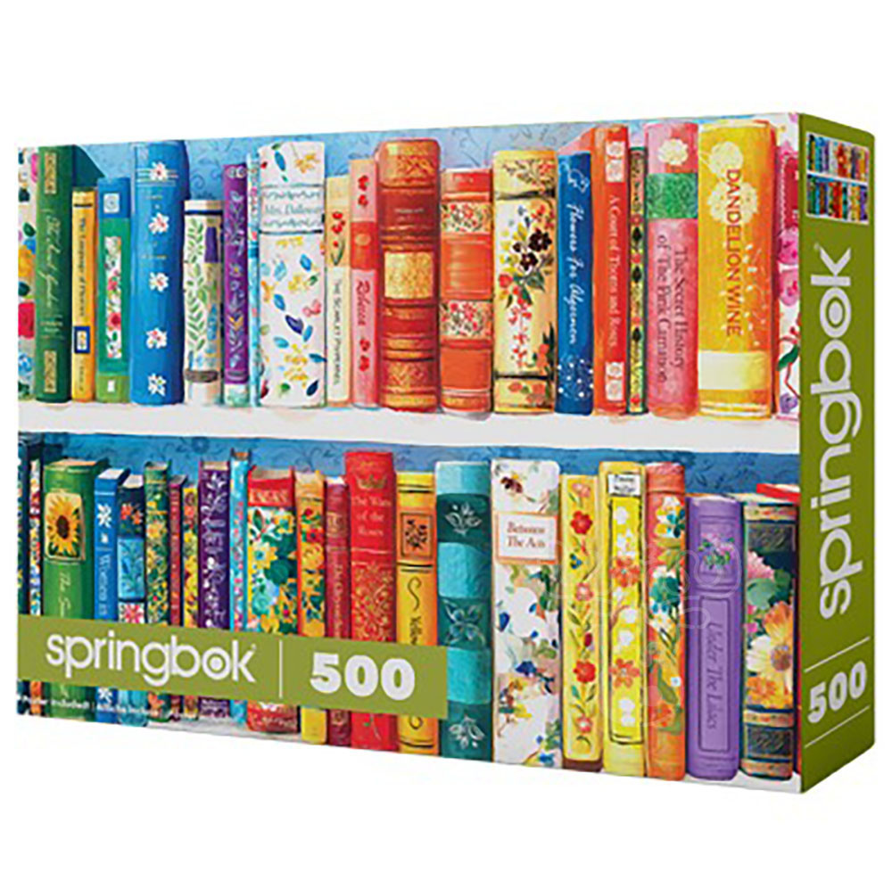 Spring Box Puzzle Book Store Springbok Books In Bloom Puzzle 500pcs - Puzzles Canada