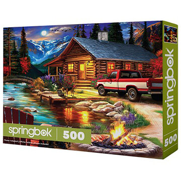 Springbok Springbok Cabin on the Creek Puzzle 500pcs