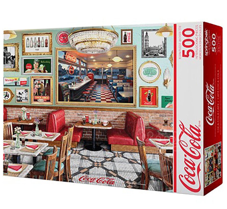 Springbok Coca-Cola Cafe Puzzle 500pcs