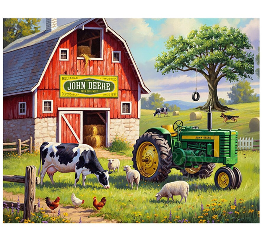 Springbok John Deere Country Morning Puzzle 500pcs