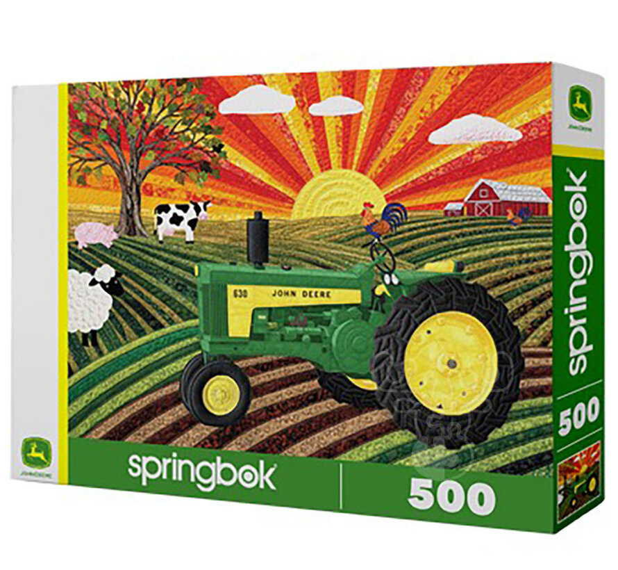 Springbok John Deere Sunny Pastures Puzzle 500pcs