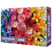 Springbok Springbok Quilled Flower Garden Puzzle 500pcs