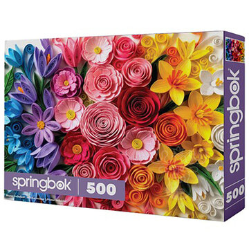 Springbok Springbok Quilled Flower Garden Puzzle 500pcs