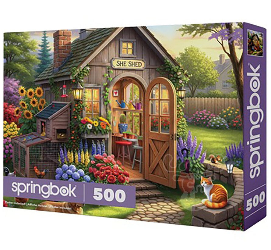 Springbok The Garden Shed Puzzle 500pcs