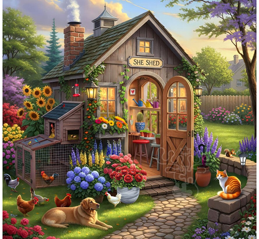 Springbok The Garden Shed Puzzle 500pcs