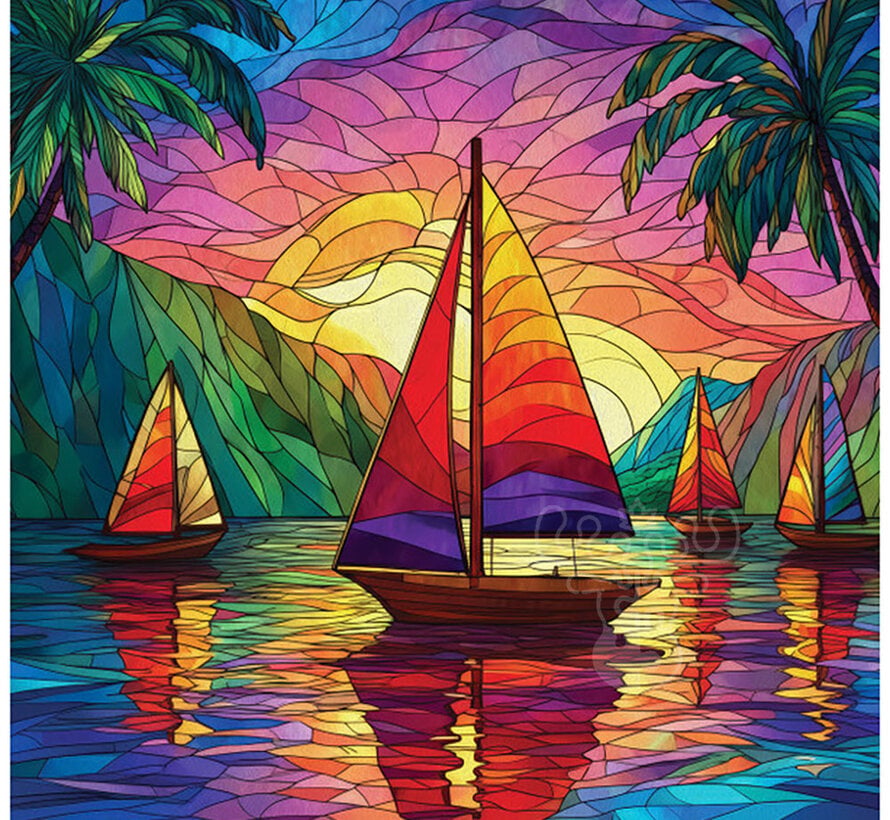 Springbok Tropical Sailing Puzzle 500pcs