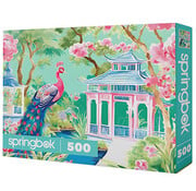 Springbok Springbok Pink Peacock Oasis Puzzle 500pcs