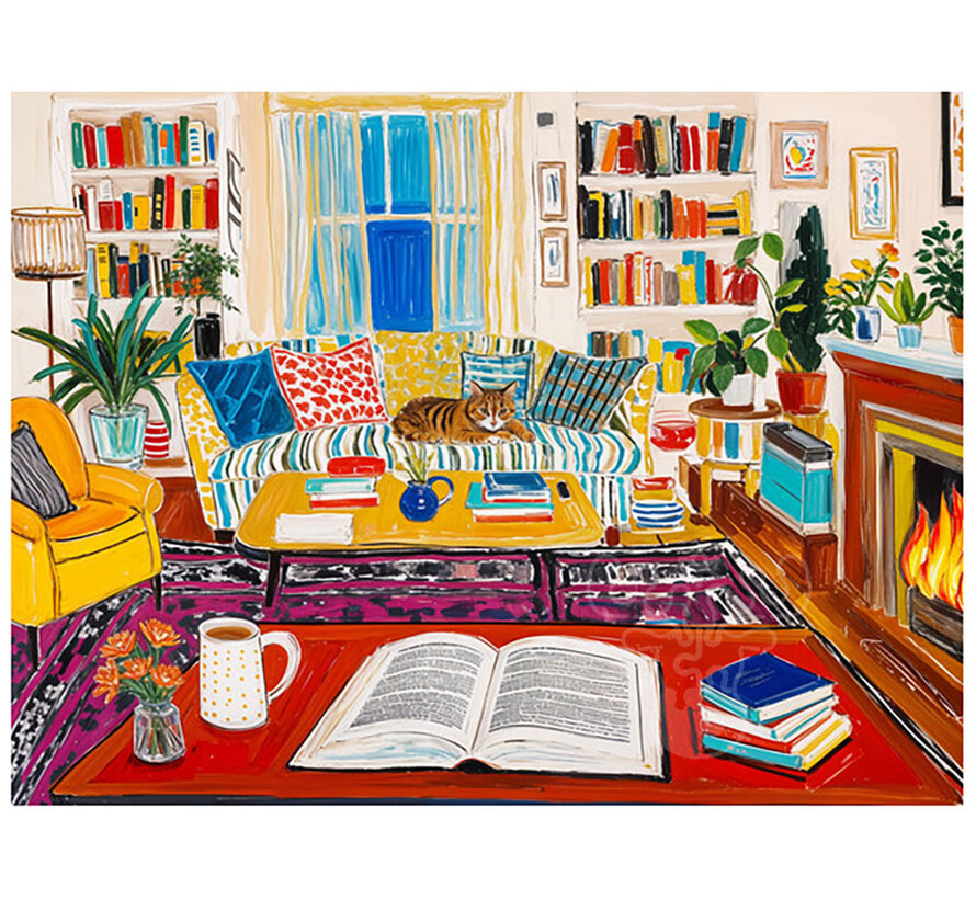 Springbok Cozy Reading Nook Puzzle 500pcs