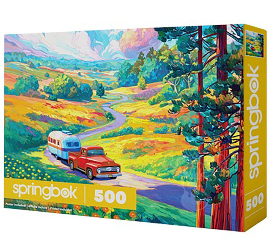 Springbok Road Trip Puzzle 500pcs