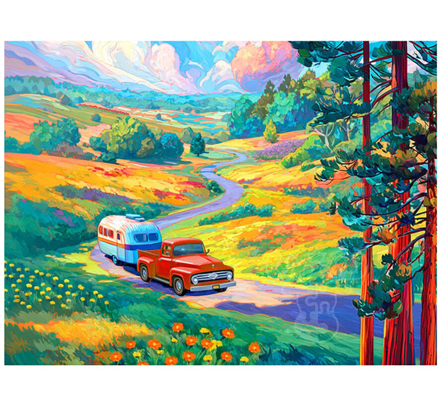 Springbok Road Trip Puzzle 500pcs