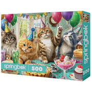 Springbok Springbok Cat Birthday Party Puzzle 500pcs