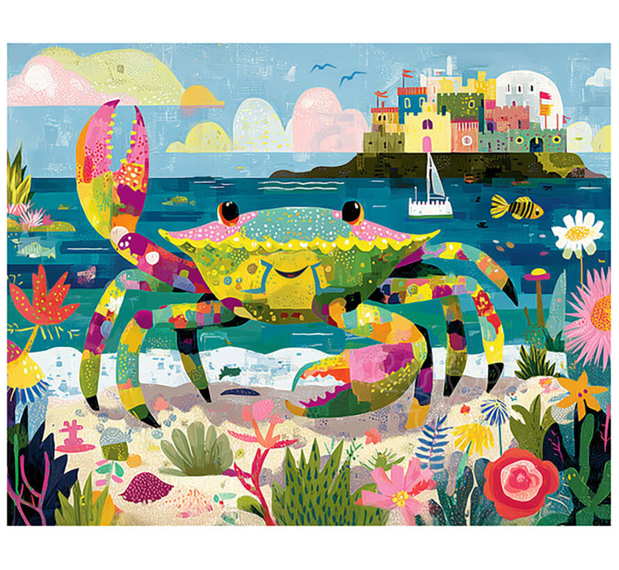 Springbok Seaside Colorful Crab Puzzle 500pcs