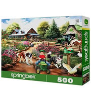 Springbok Springbok John Deere Life on the Farm Puzzle 500pcs